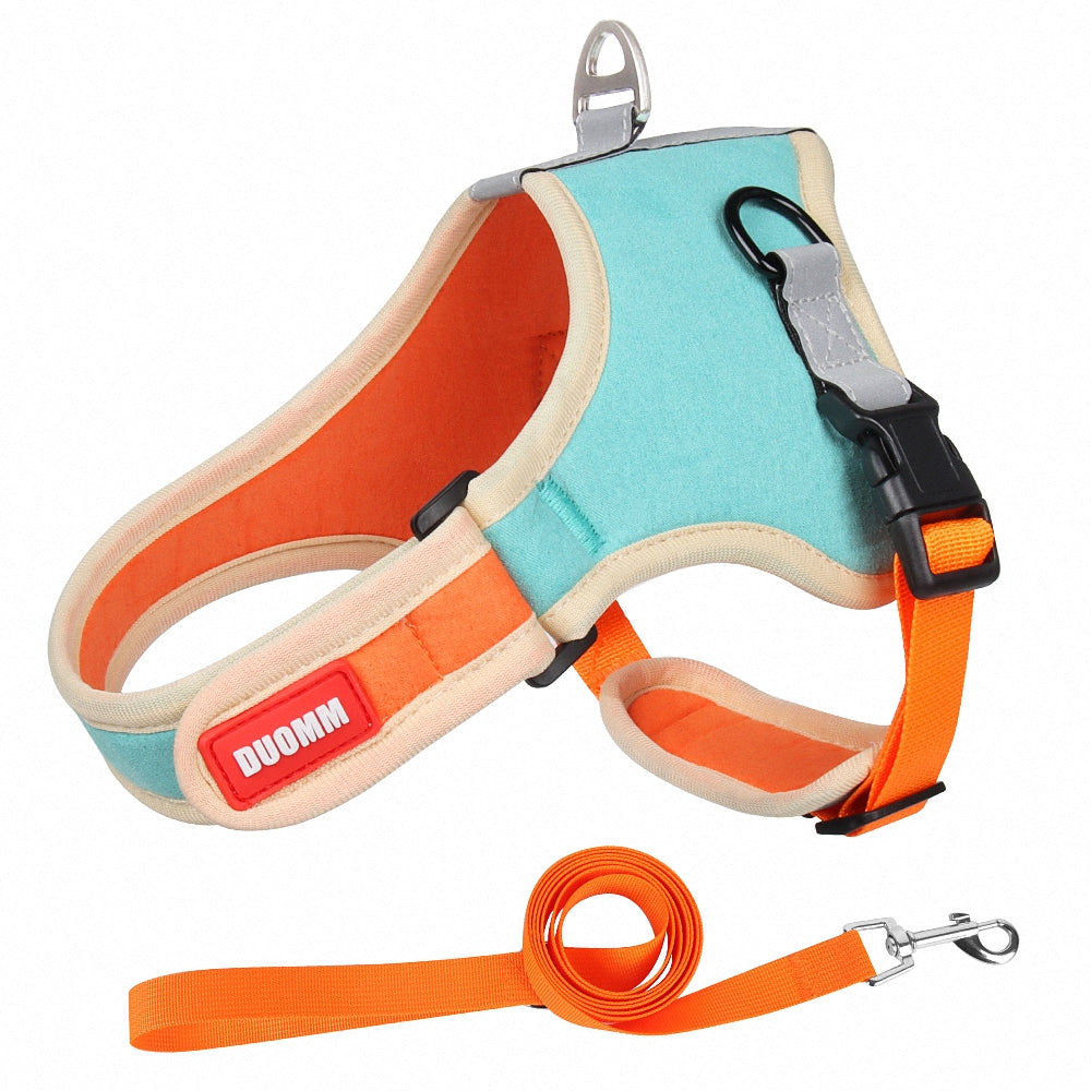 SaddleSoft Pet Harness & Leash Set