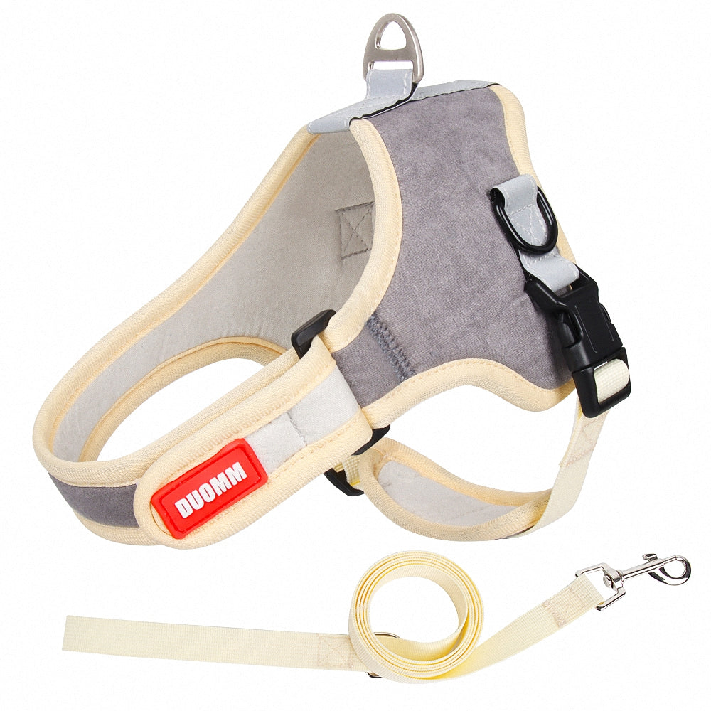 SaddleSoft Pet Harness & Leash Set