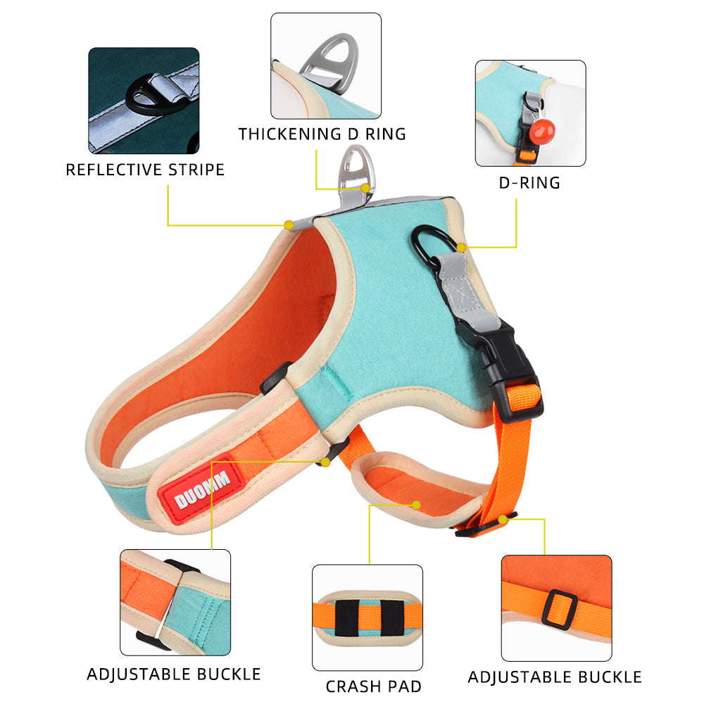 SaddleSoft Pet Harness & Leash Set