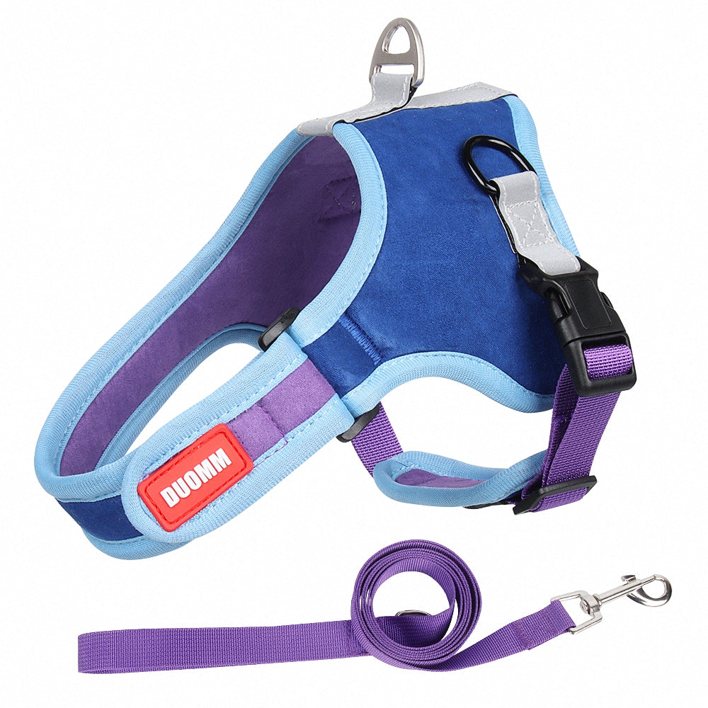 SaddleSoft Pet Harness & Leash Set