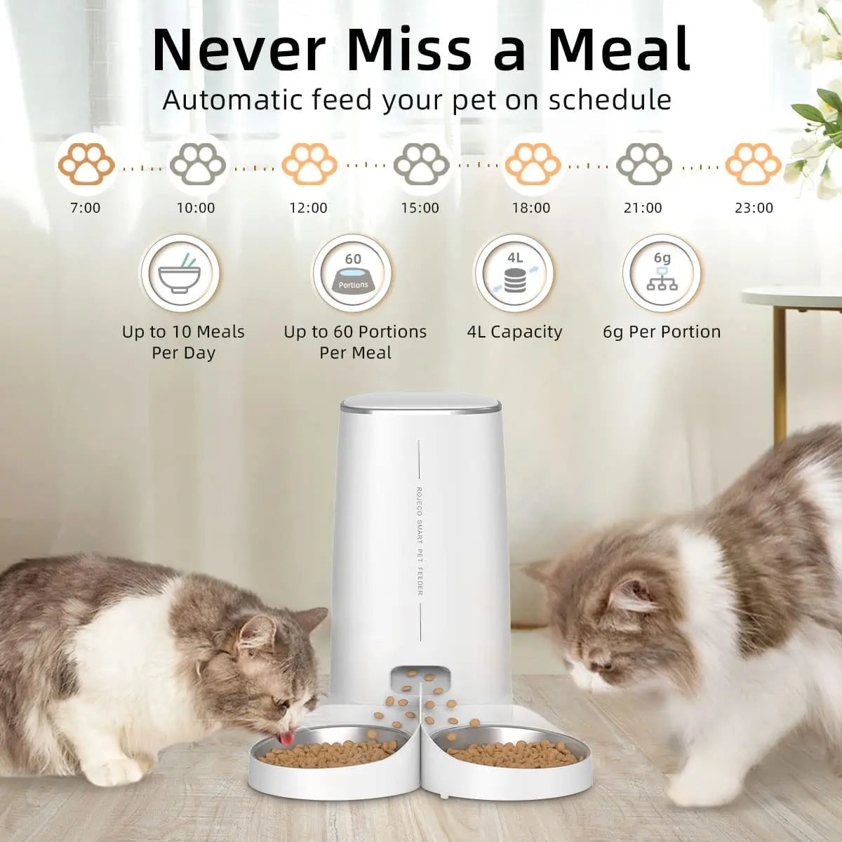 Wireless Pet Food Dispenser